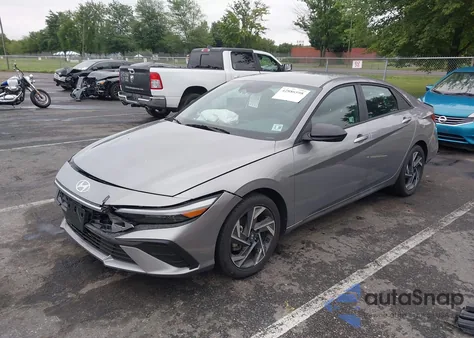 2025 Hyundai Elantra Sel Sport из США, поврежденный, VIN KMHLM4DG9SU907045